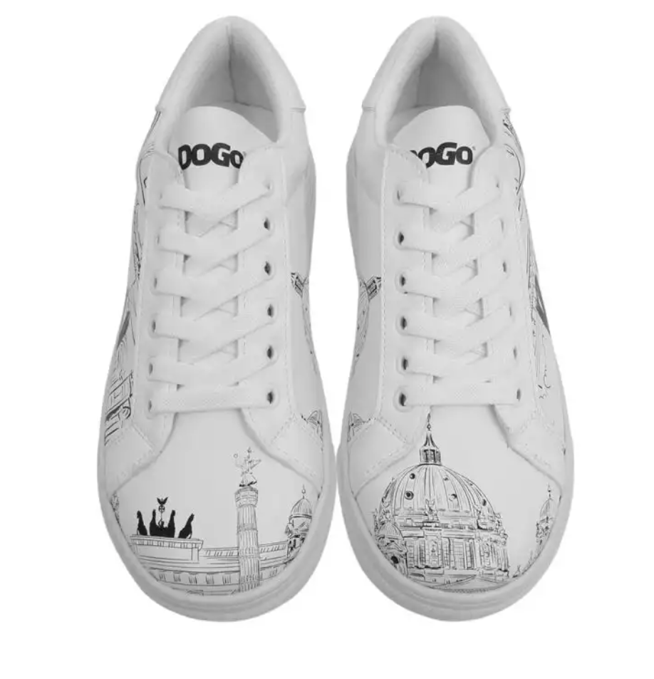 DoGo "Ace - Berlin" White/Black - Sneaker