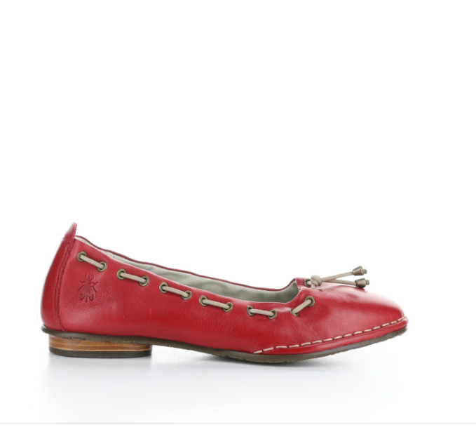 Fly London "Bapi" Red Ballerina style flat
