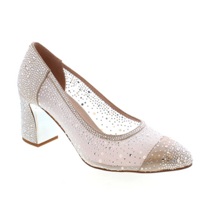Django & Juliette "Kenedi" Off White sparkle dress shoe