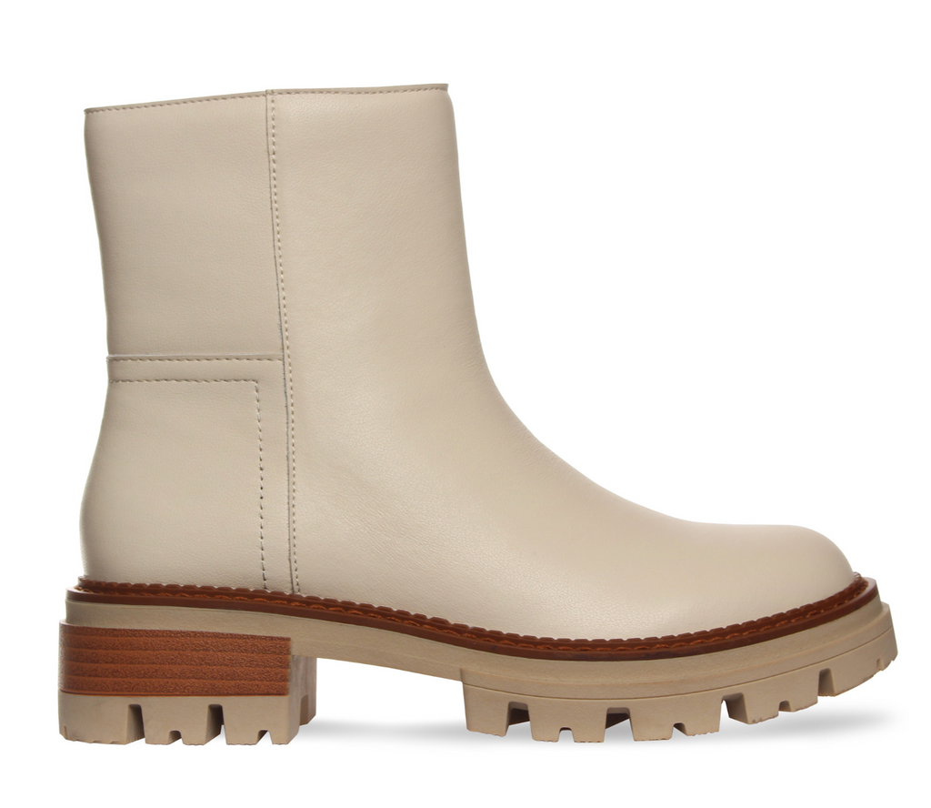 AquaDiva "AD1661" Beige - Waterproof Short Boot
