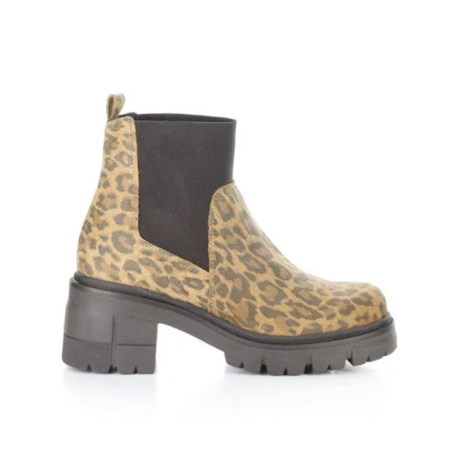 Bos & Co "BIANC" LEOPARD WATERPROOF BOOT