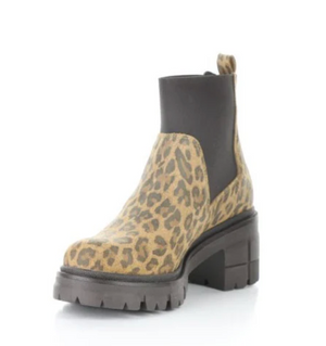 Bos & Co "BIANC" LEOPARD WATERPROOF BOOT