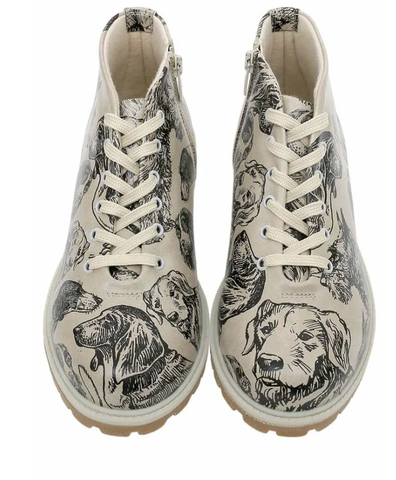 DoGo "Life of Dogs" Taupe/Black - Short Boot
