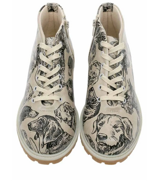 DoGo "Life of Dogs" Taupe/Black - Short Boot