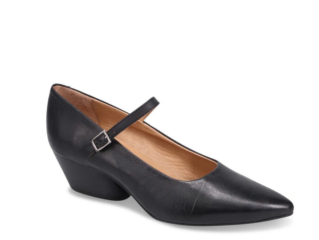 Miz Mooz 'Honie" black low heel mary-jane