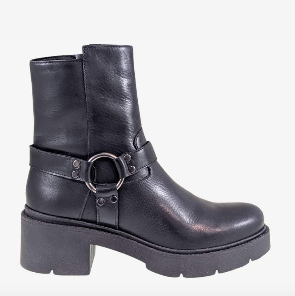 Ateliers "Bait" Black moto boot