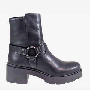Ateliers "Bait" Black moto boot