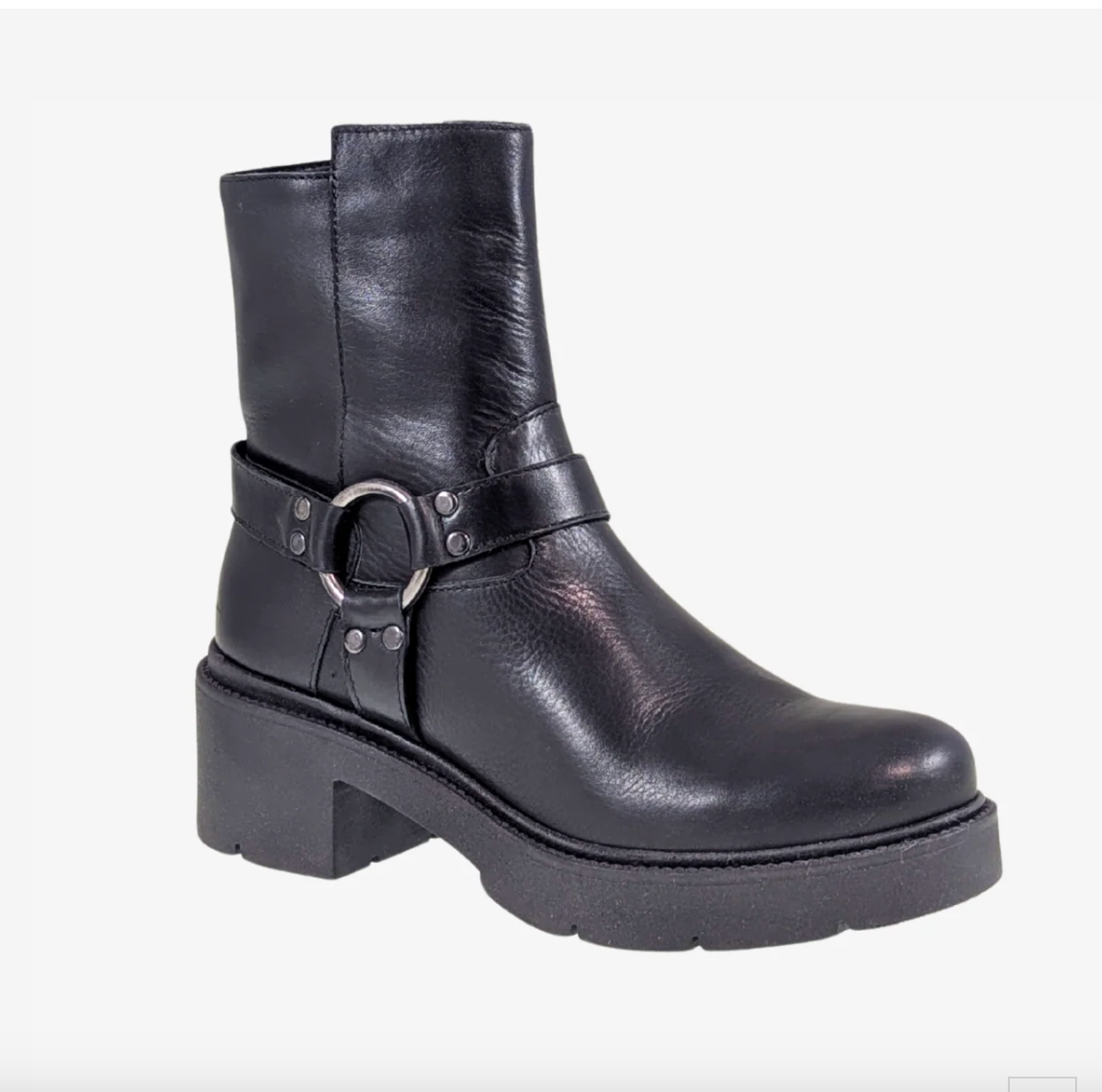 Ateliers "Bait" Black moto boot
