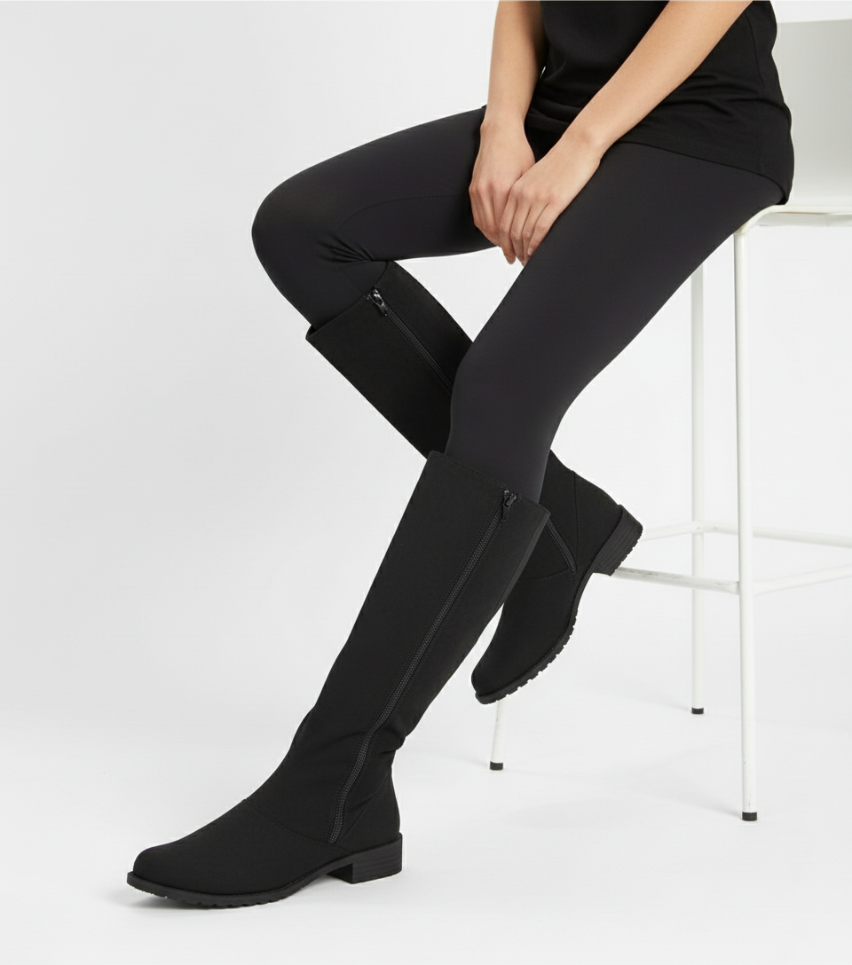 New Women's TOE WARMERS RUNA high boot with wide calf panel