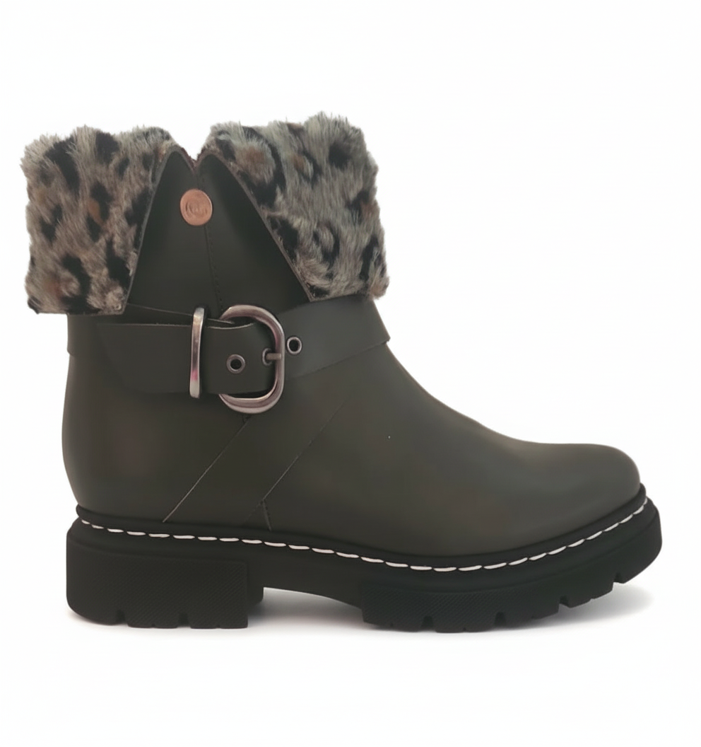 Chanii B "Lyone" Olive - Bootie
