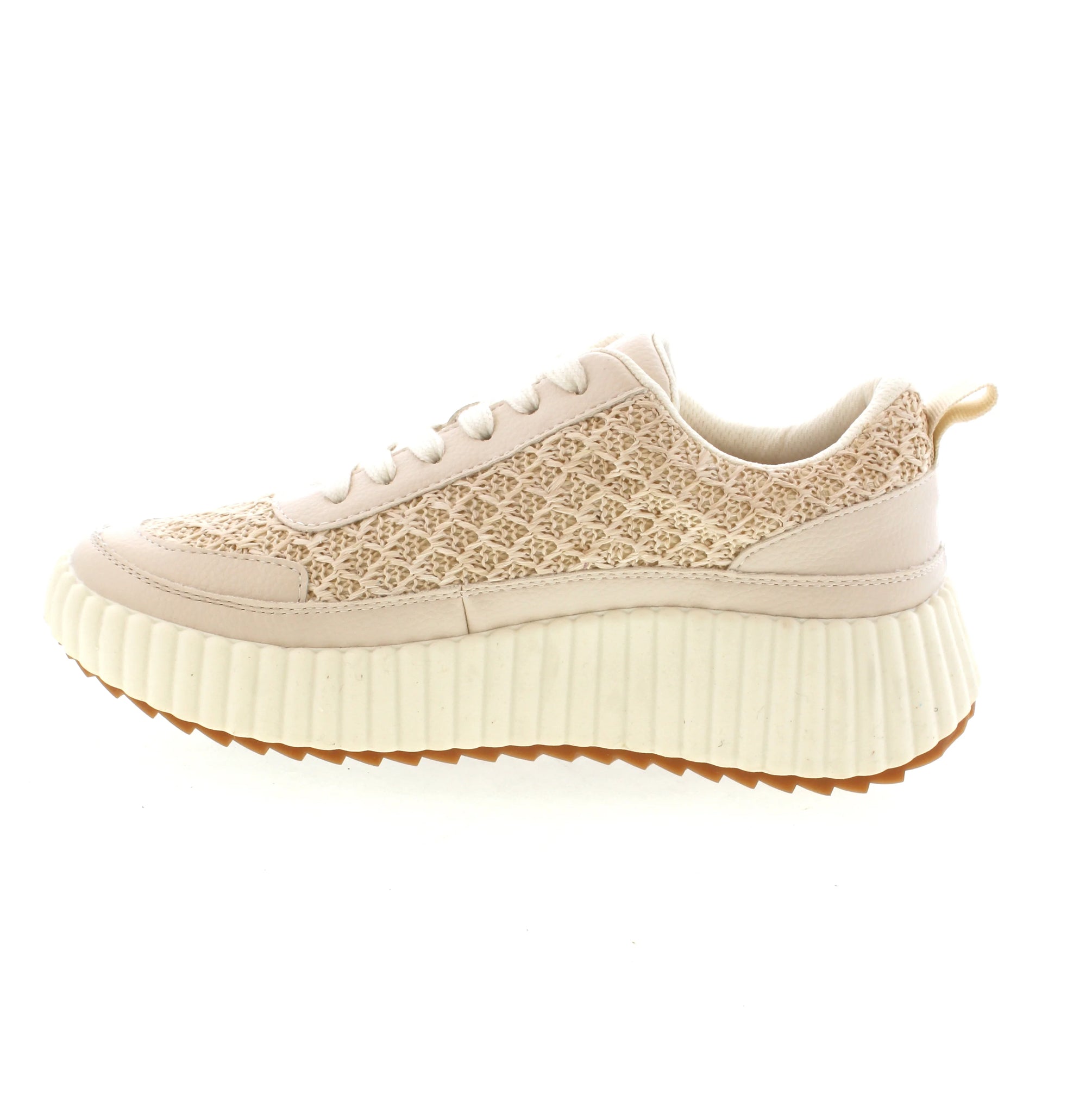 Tyche "Walk Along" Beige - Platform Sneaker