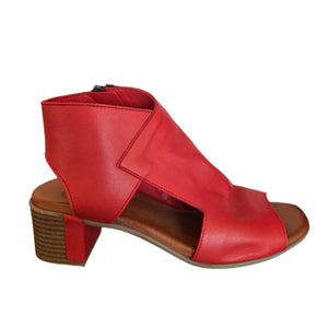 Jo&Coco - "Tiffany" Red - Asymetrical Dress Sandal