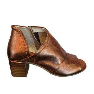 Jo&Coco "Blake" Metallic Rose Gold - Asymetrical Dress Sandal