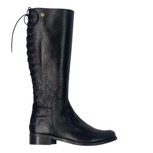 Chanii B "Empire" Black - Tall Lace-Up Boot