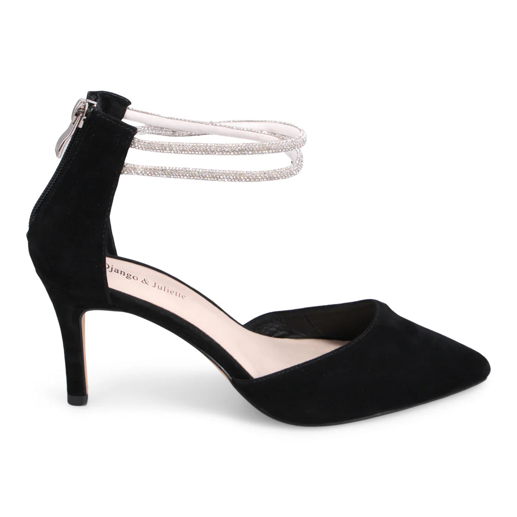 Django & Juliette "Barclays" Black - Stiletto Heel