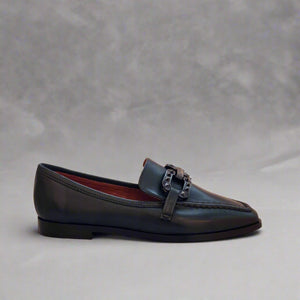 Mjus "L53104"  leather loafer dark green