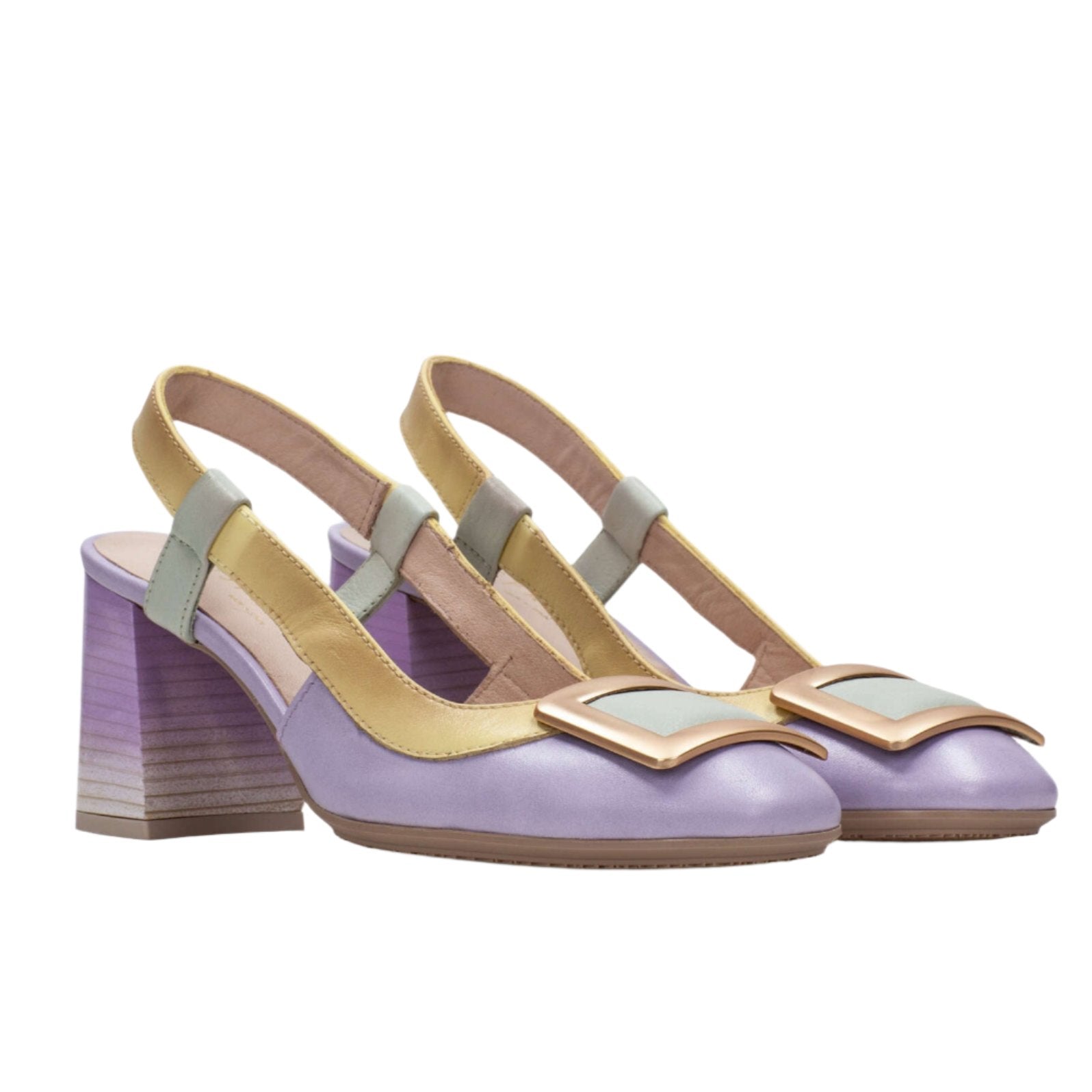 Hispanitas "CHV232668" Lavender/Yellow - Slingback