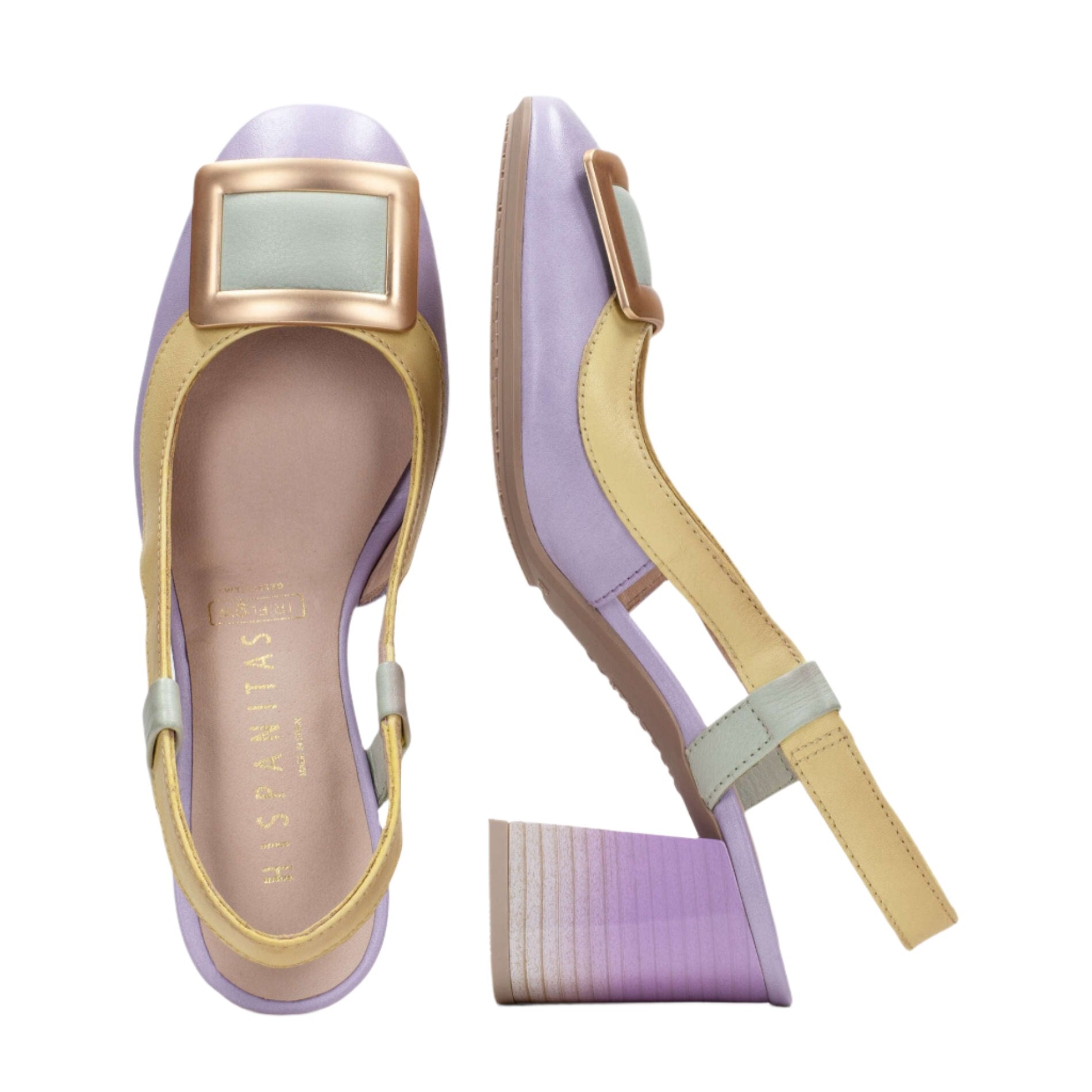 Hispanitas "CHV232668" Lavender/Yellow - Slingback