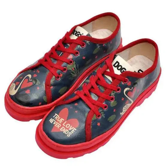 DOGO "Alesandra - True Love" Navy/Red - Sneaker