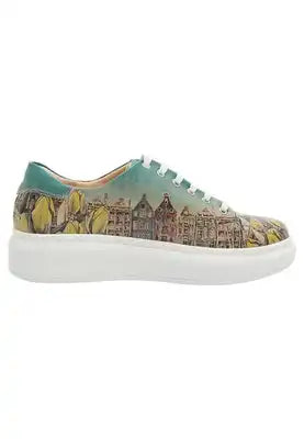 Dogo Turquoise Sneakers - Amsterdam Vibes Design