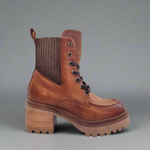 Mjus"T64203"  Tan combat boot