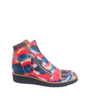 Django & Juliette "Ohmy" Swirl Patent - Platform Bootie