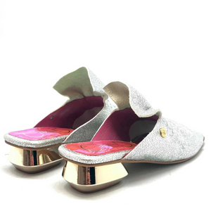 Chanii B "Fizzy" Silver Metallic - Slide