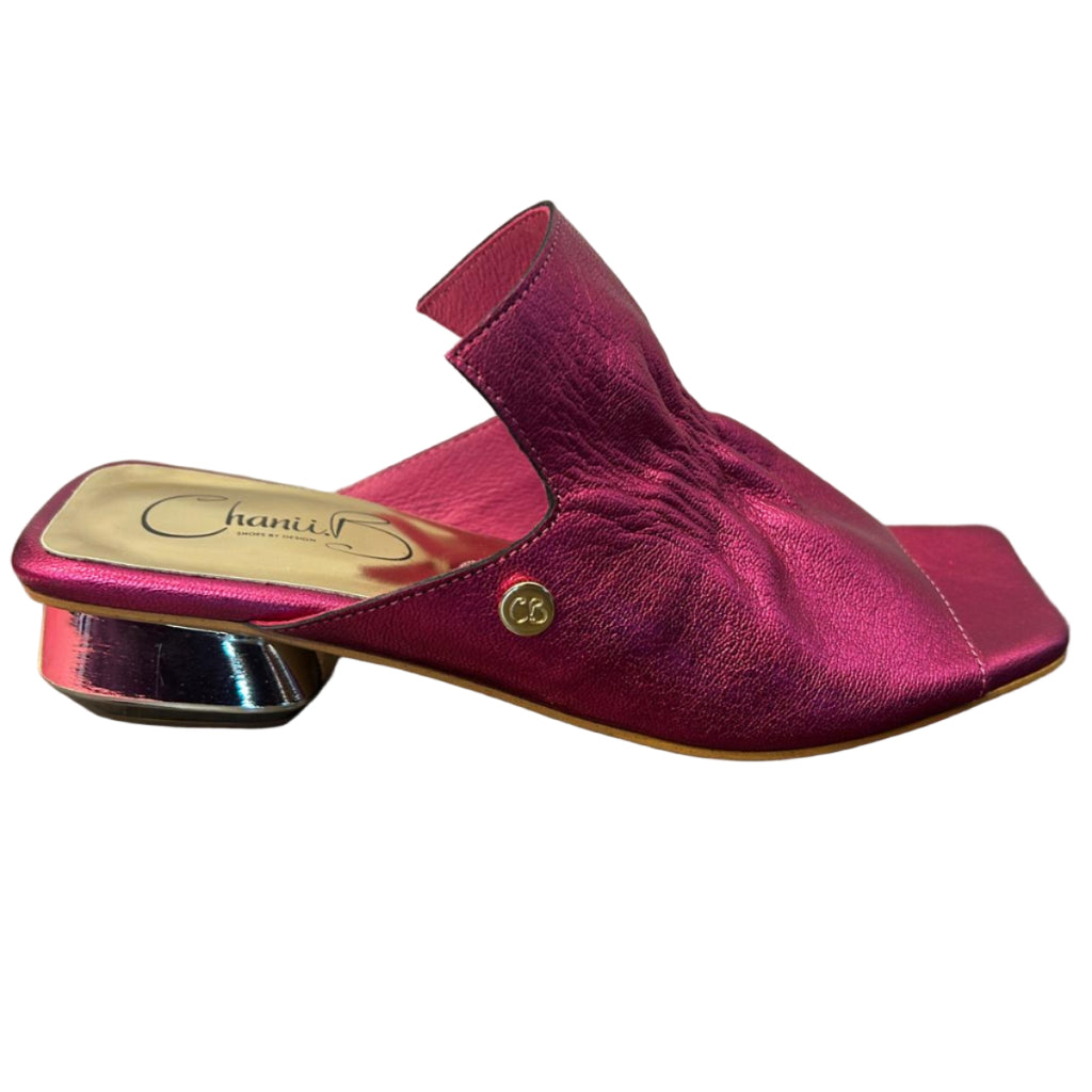 Chanii B "Fizzy" Fuchsia Metallic - Slide