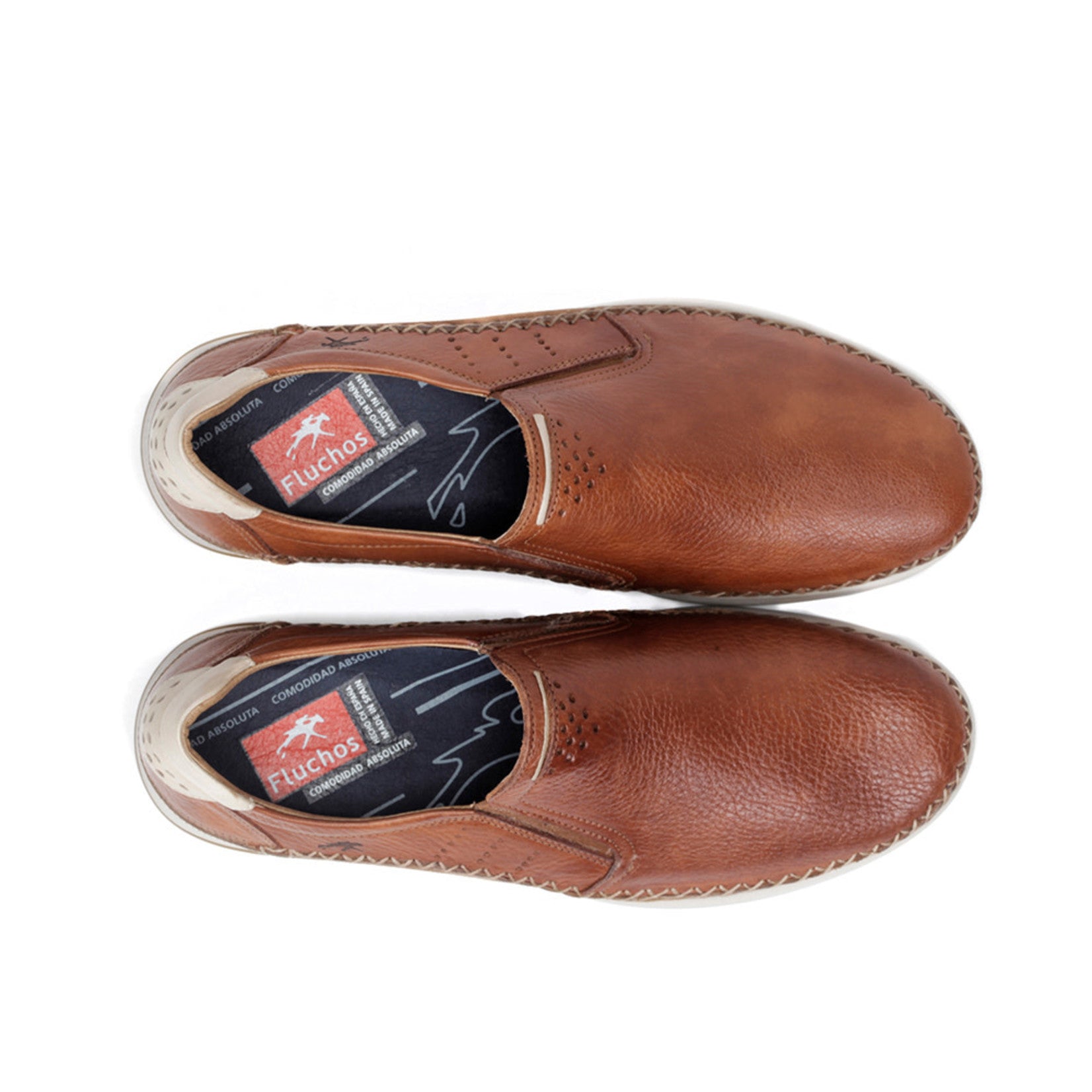 Fluchos Mens "F0794" Cognac - Slip-on Shoe
