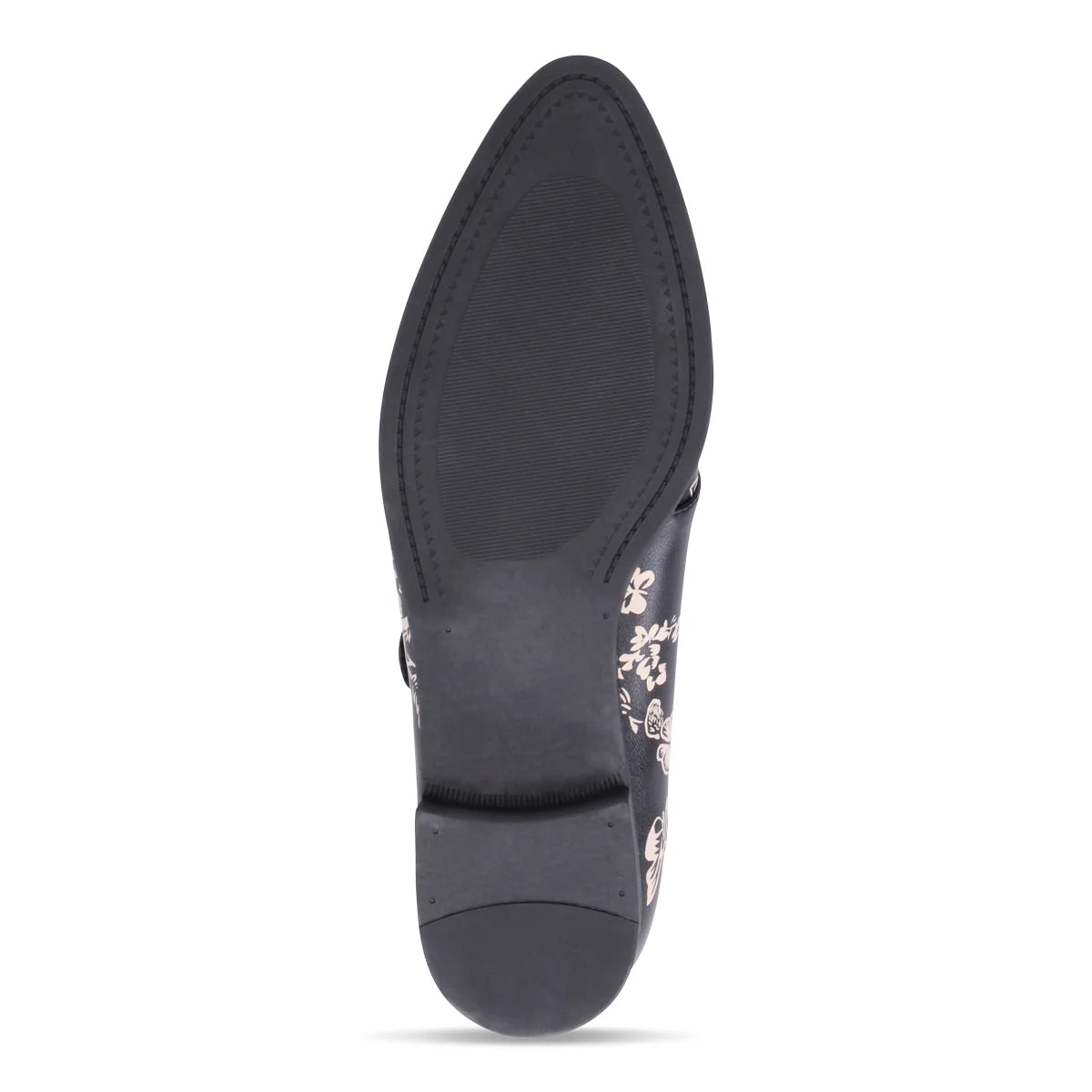 Django & Juliette "Gifth" Black/Milk Floral - Mary-Jane