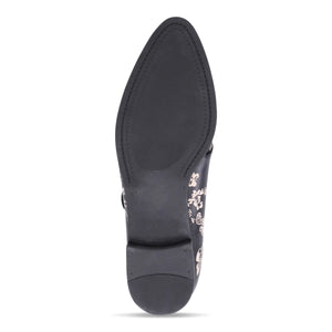 Django & Juliette "Gifth" Black/Milk Floral - Mary-Jane