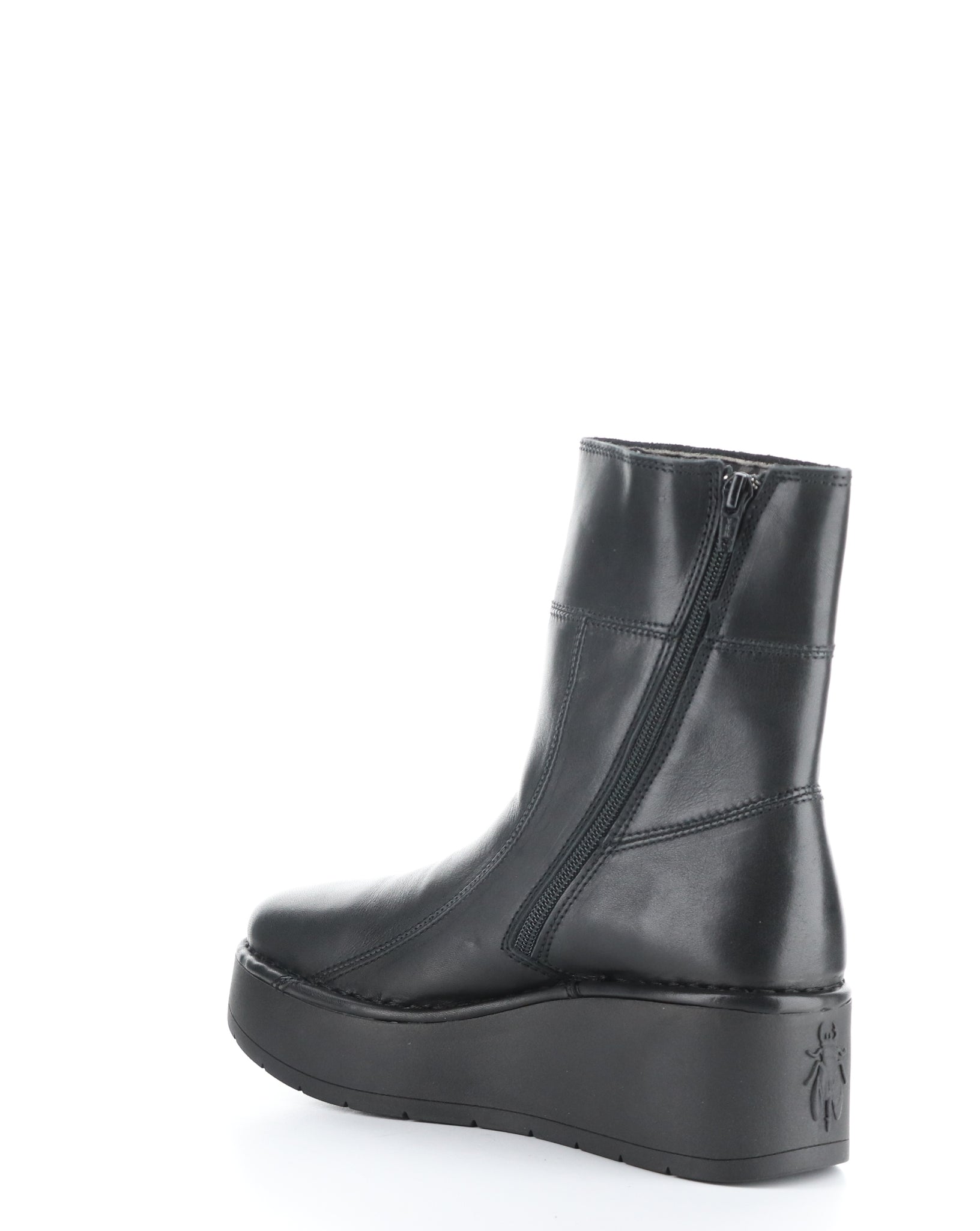 Fly London "Hann" Black - Platform Boot