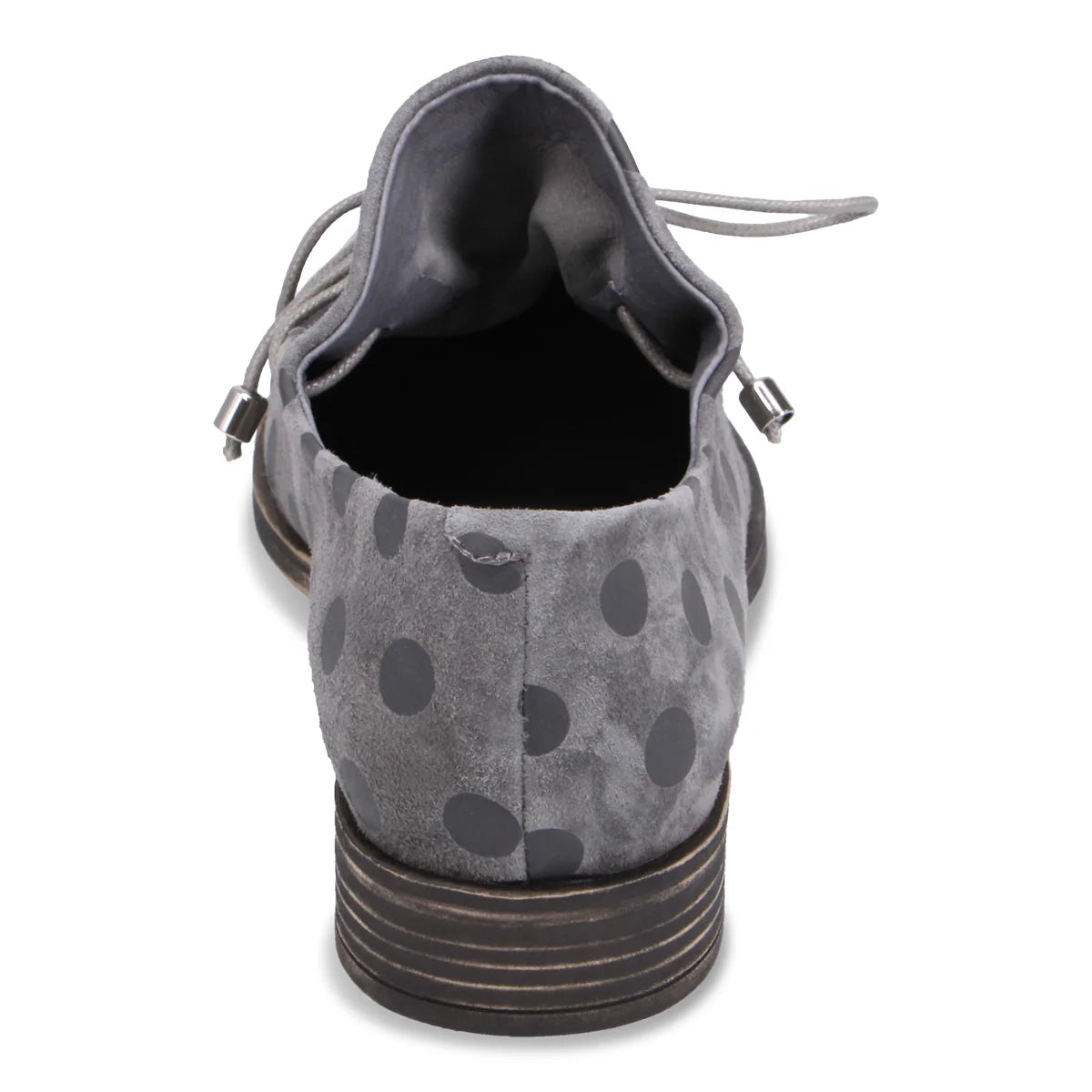 Django & Juliette "Kotty" Grey Patent/Grey Spots - Loafer