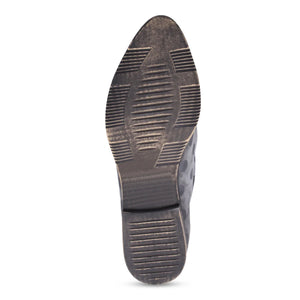 Django & Juliette "Kotty" Grey Patent/Grey Spots - Loafer