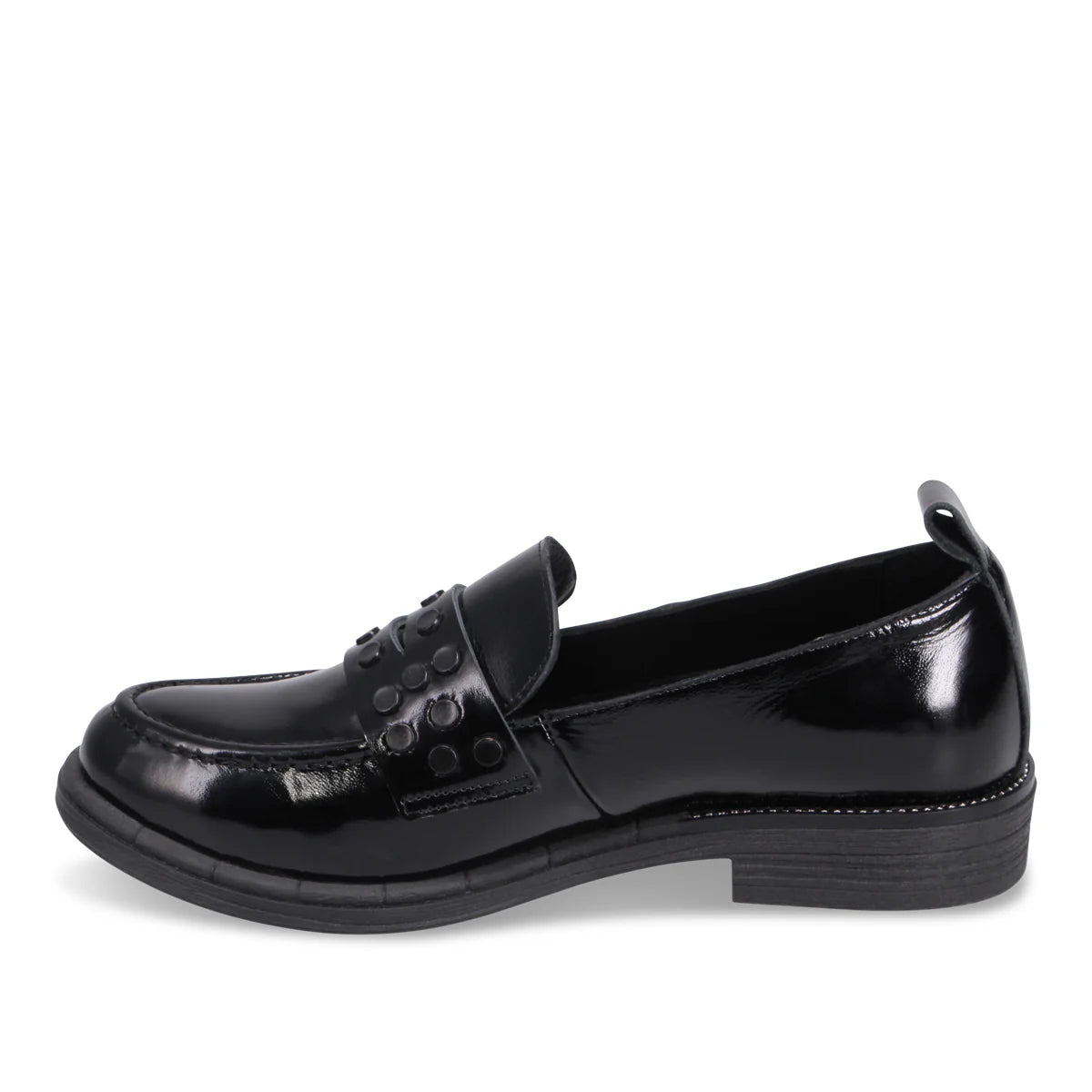 Bueno "Memphis" Black Patent - Loafer