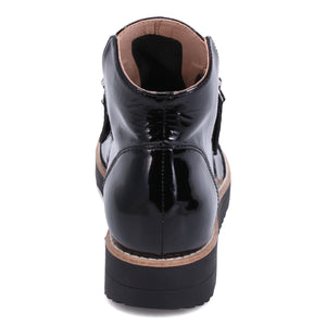 Django & Juliette "Ohmy" Black Patent - Platform Bootie