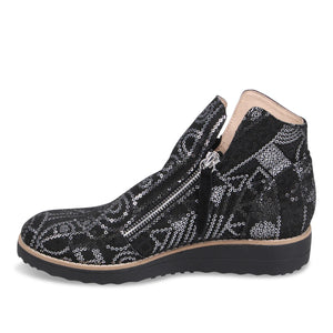 Django & Juliette "Ohmy" Black Sparkle - Ankle Bootie
