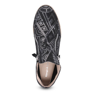 Django & Juliette "Ohmy" Black Sparkle - Ankle Bootie