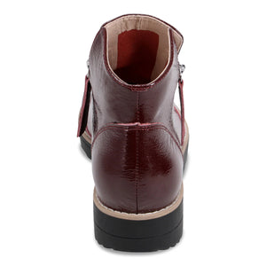 Django & Juliette "Ohmy" Wine Patent - Ankle Bootie