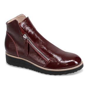 Django & Juliette "Ohmy" Wine Patent - Ankle Bootie