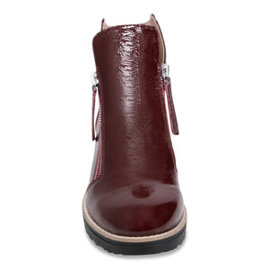 Django & Juliette "Ohmy" Wine Patent - Ankle Bootie