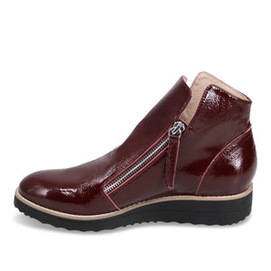 Django & Juliette "Ohmy" Wine Patent - Ankle Bootie