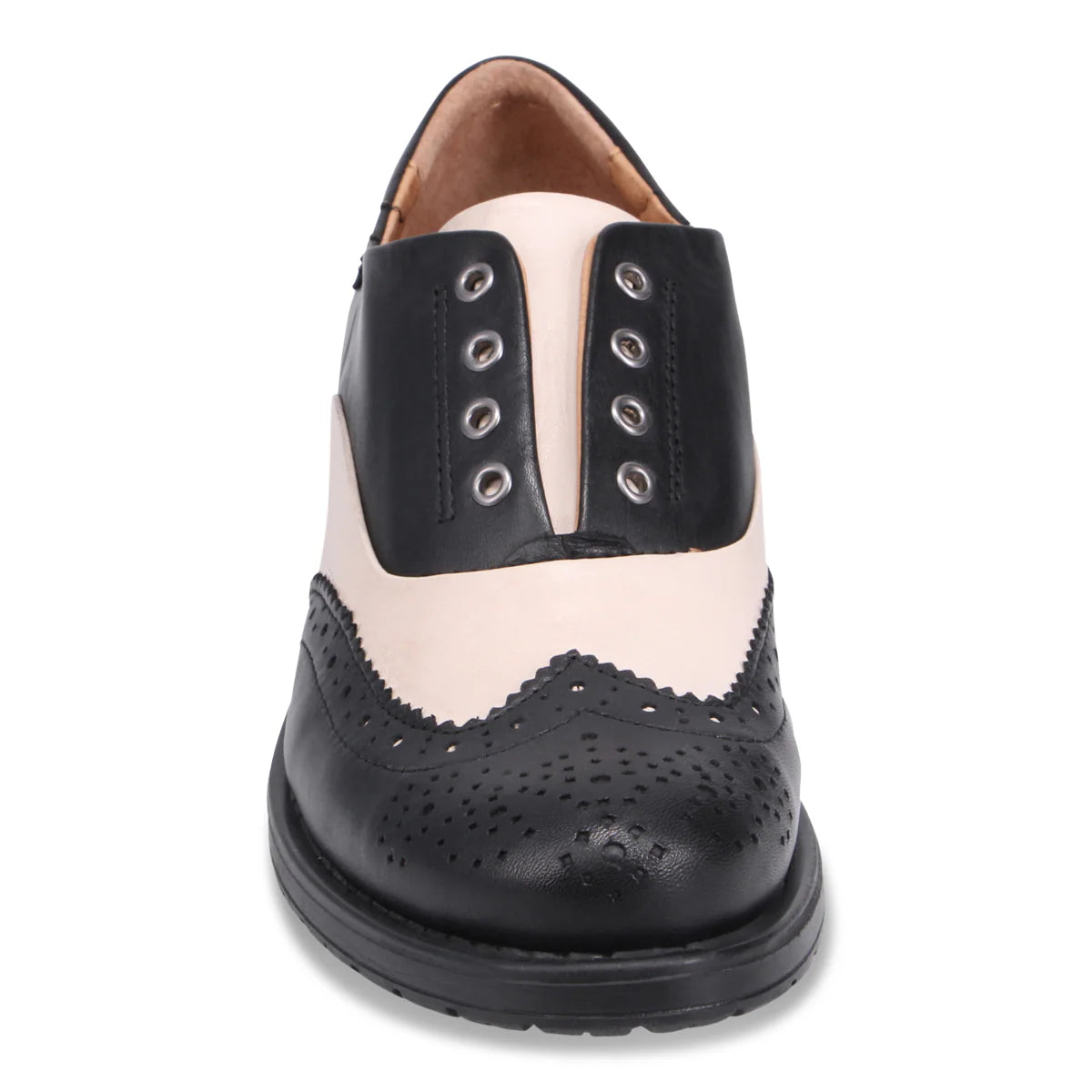 Miz Mooz "Peabody" Black/Cream - Loafer