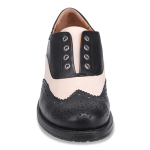 Miz Mooz "Peabody" Black/Cream - Loafer