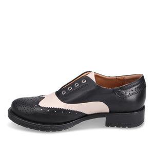 Miz Mooz "Peabody" Black/Cream - Loafer