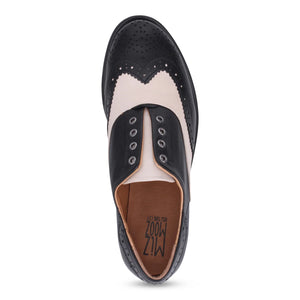 Miz Mooz "Peabody" Black/Cream - Loafer