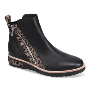 Django & Juliette "Rhain" Black/Leo - Ankle Boot