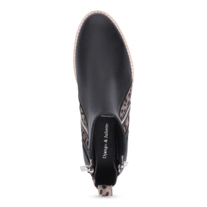 Django & Juliette "Rhain" Black/Leo - Ankle Boot