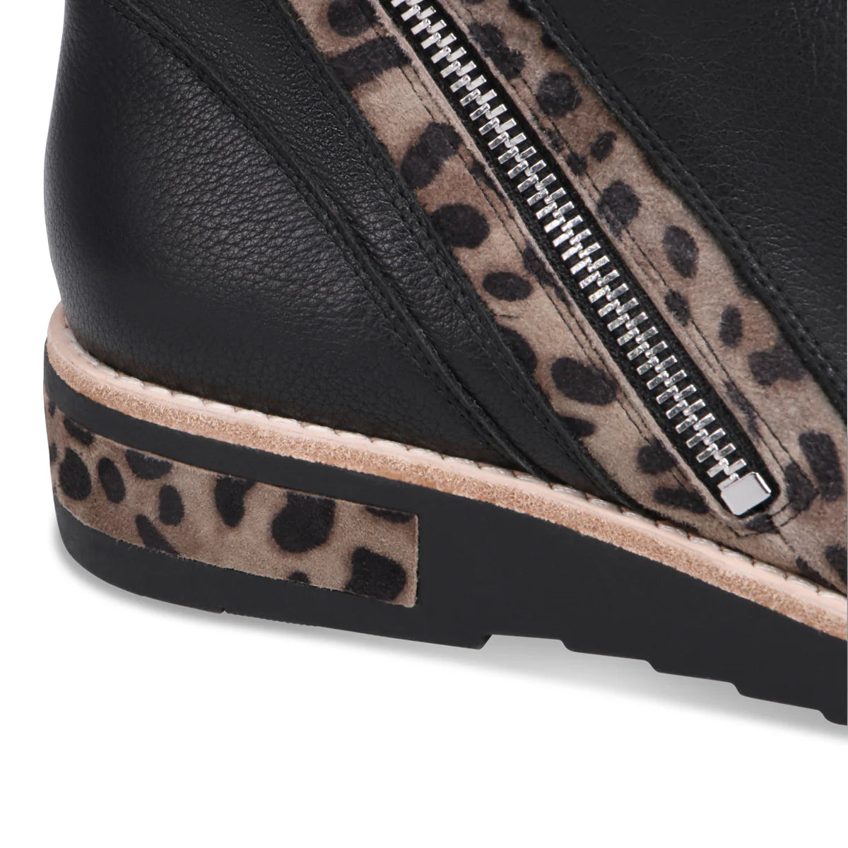 Django & Juliette "Rhain" Black/Leo - Ankle Boot
