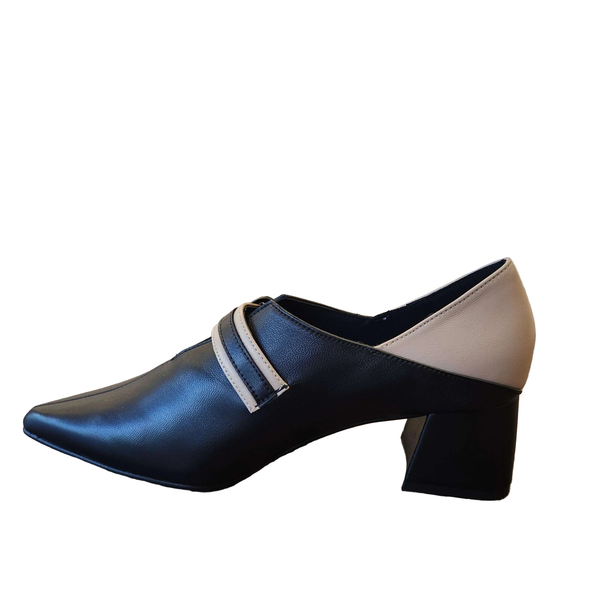 Ezzio "13128-M8" Black/Taupe - Shoe Bootie